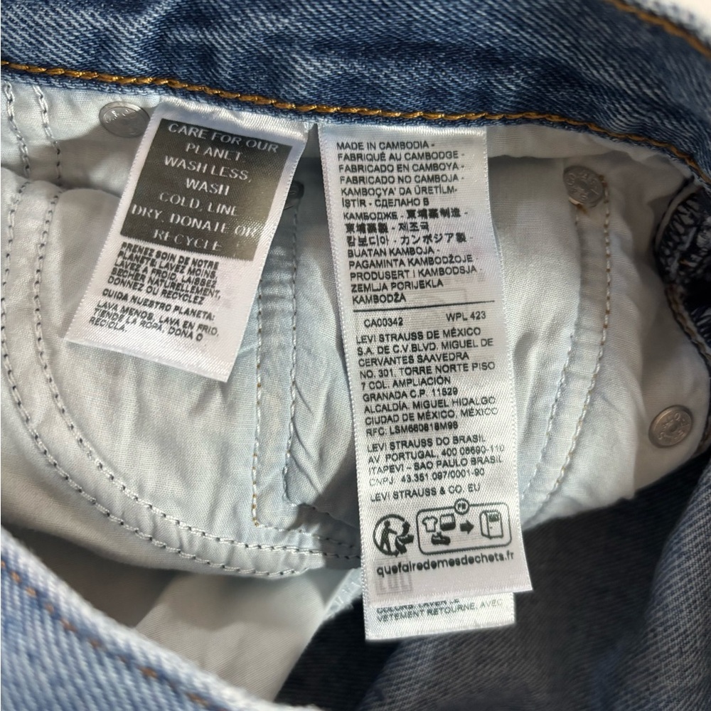 Levi's XL STRAIGHT Women's Wide Leg Jeans 26x29 - Picture 10 of 10